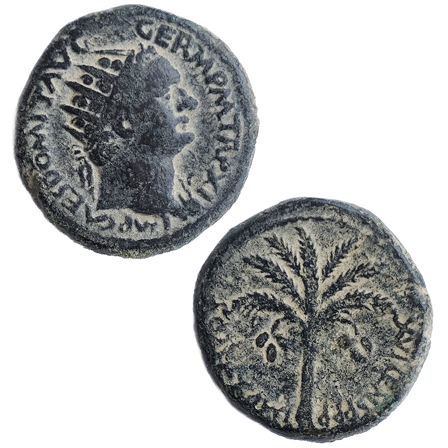 Caesarea Di Martina Coin of Caesar Domitian Book of Acts 23