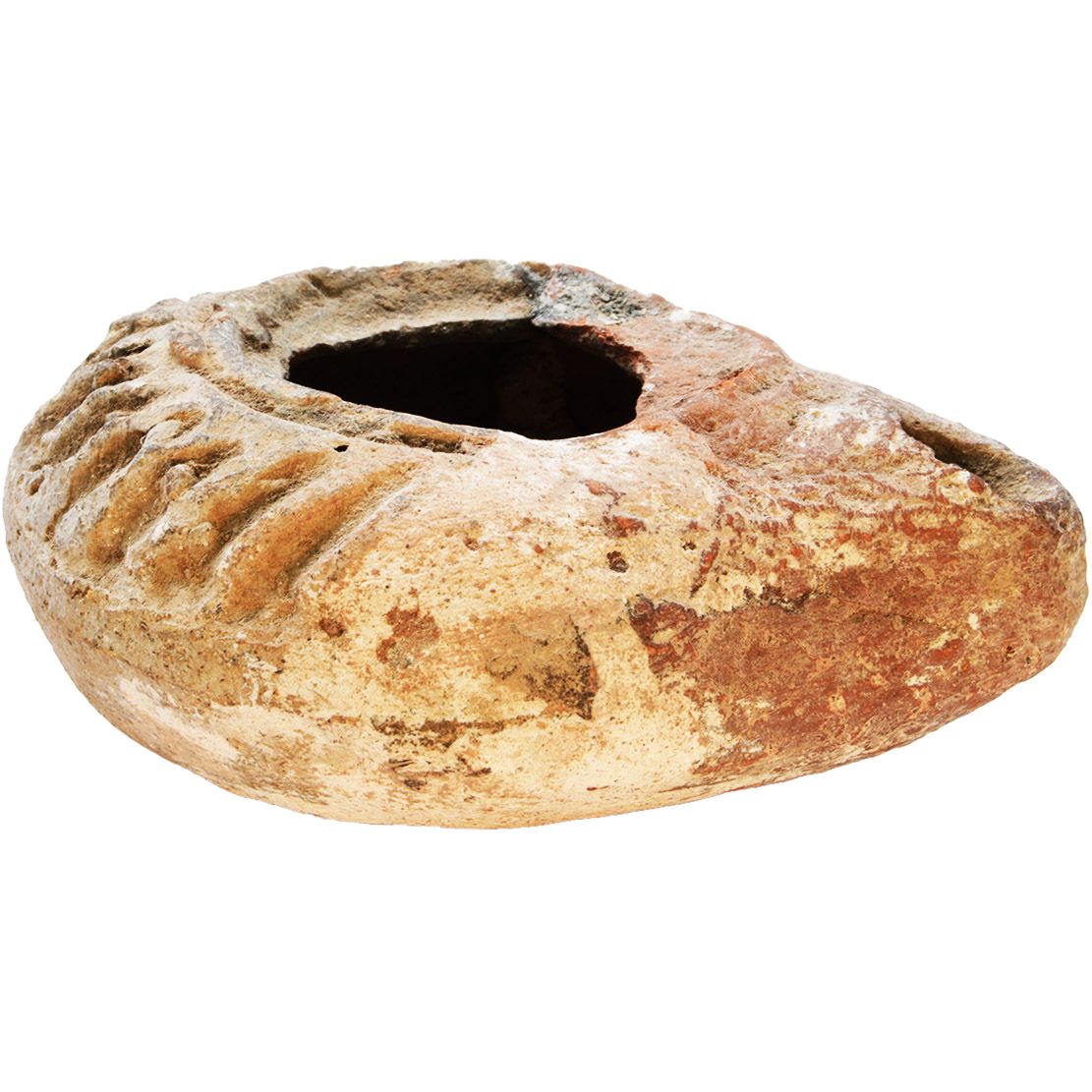 Bare overfyldt ihærdige erklære Roman Clay Oil Lamp - Ancient Potery from Israel