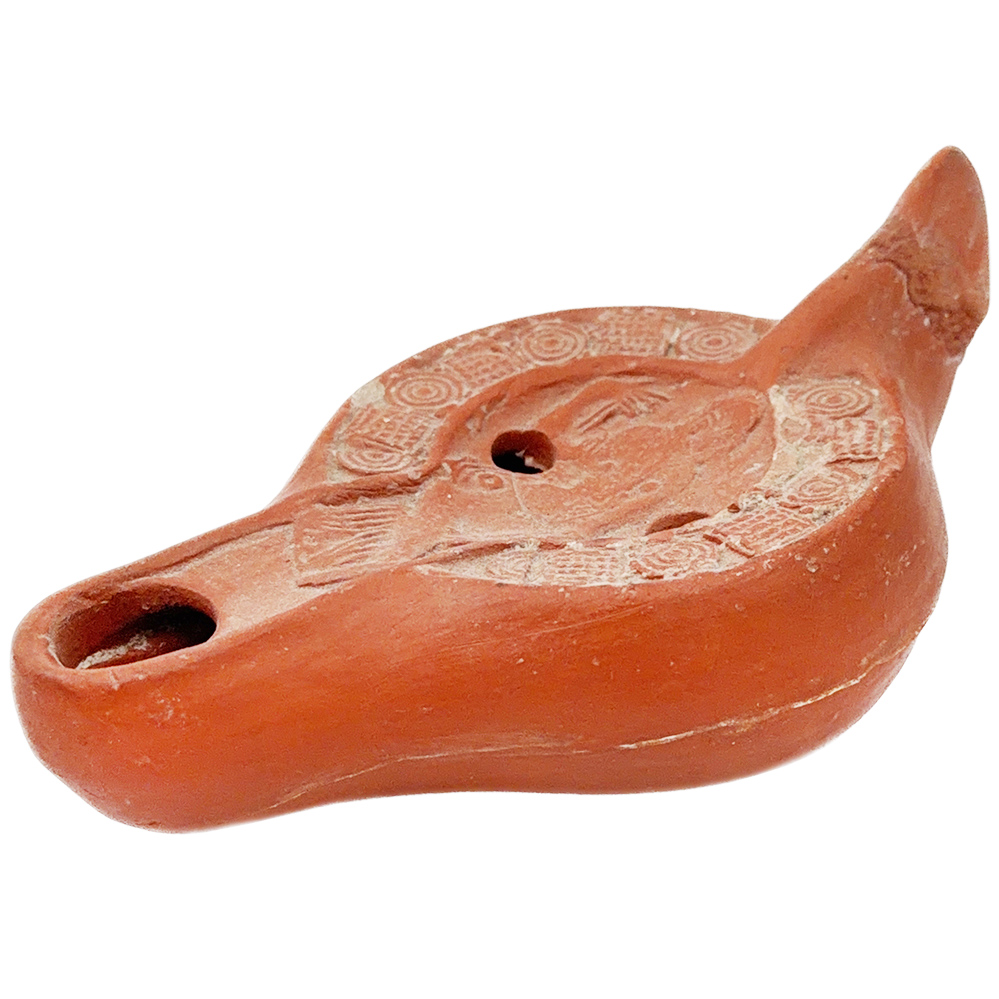 Early Christian Oil Lamp: Augustine Image and History