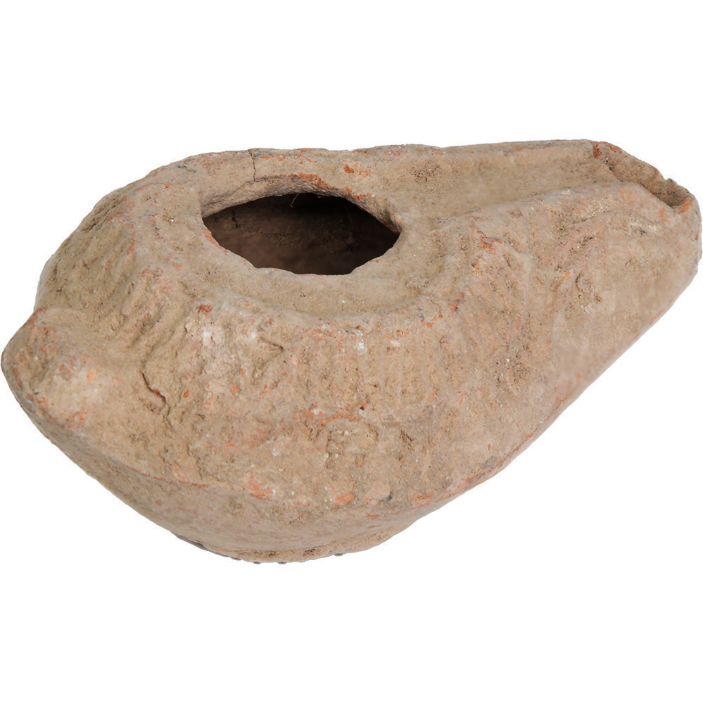 Byzantine Oil Lamp - Early Christian Pottery