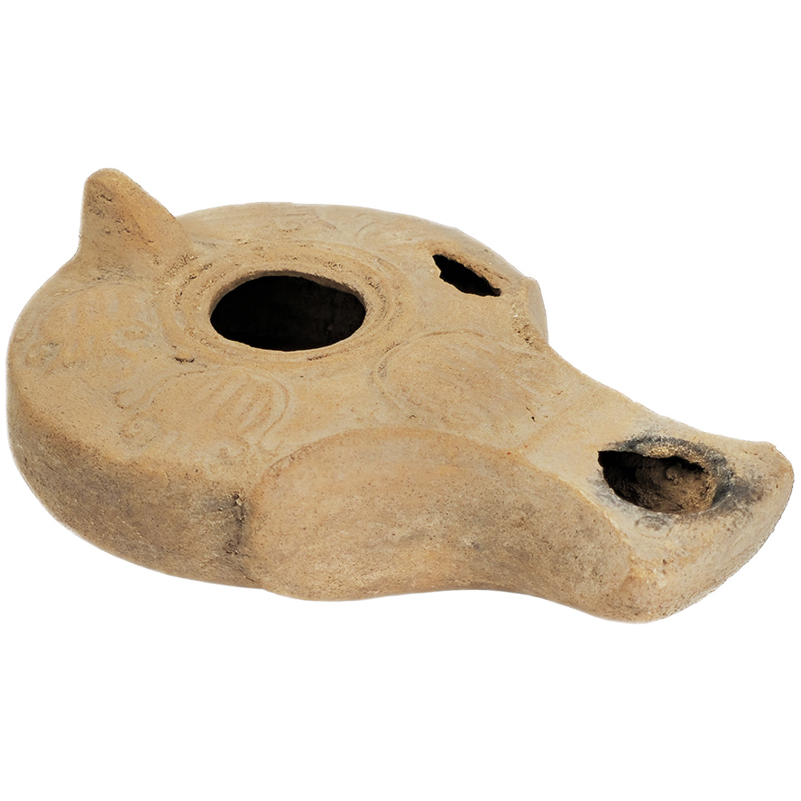 Decorated-Early-Roman-Oil-Lamp