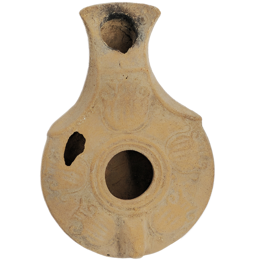 Decorated-Early-Roman-Oil-Lamp-4