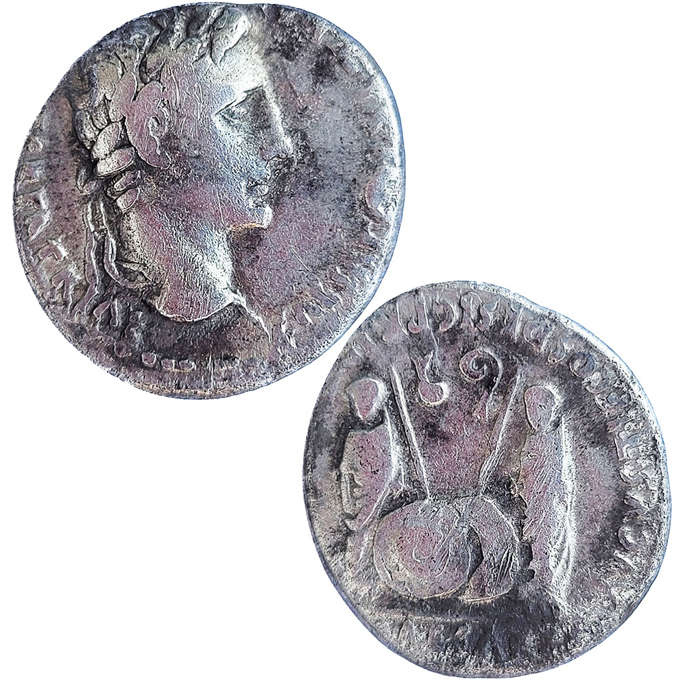 New Testament Coin of Caesar Augustus - Gospel of Luke 2:1