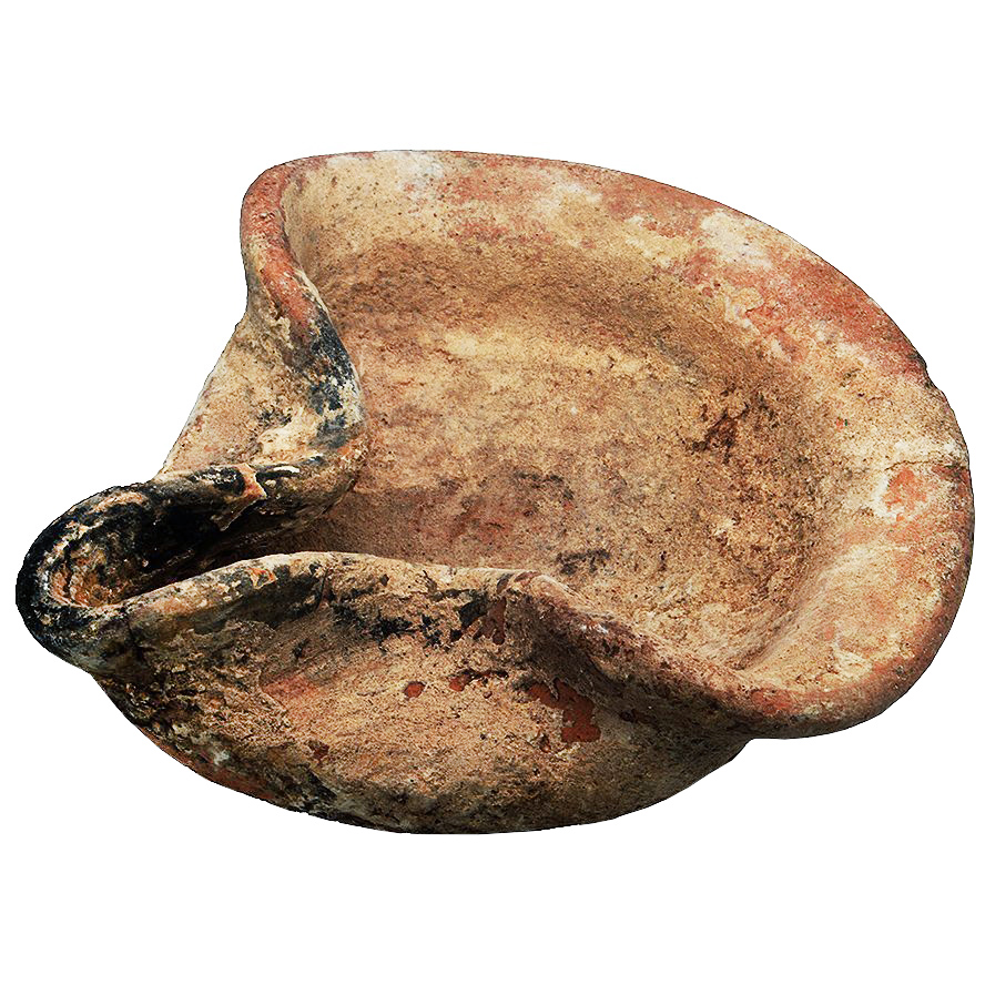 Iron Age Clay Oil Lamp - First Temple Period - Found in Jerusalem