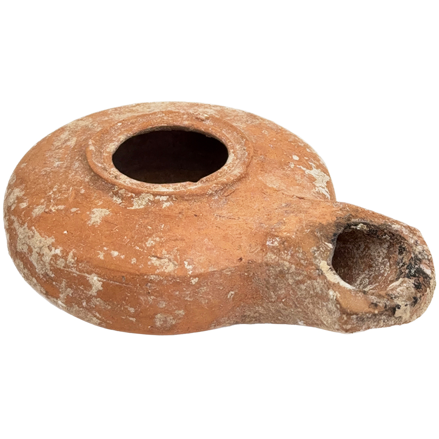 Biblical Herodian Clay Oil Lamp - Found in Israel