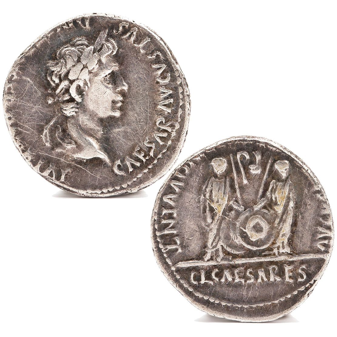 Caesar Augustus Silver Coin - New Testament Coin Linked to the Gospel of Luke 2:1