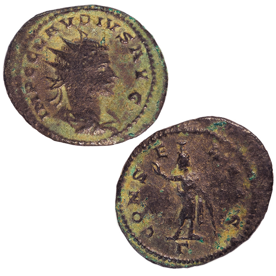 Roman Caesar Probus Coin (285 AD) - Found in Israel